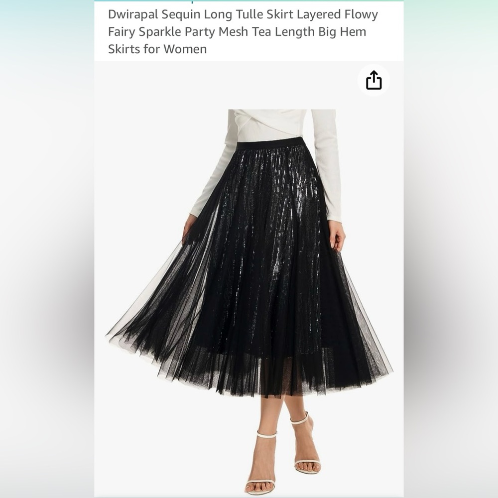 Tulle & Sequined Skirt